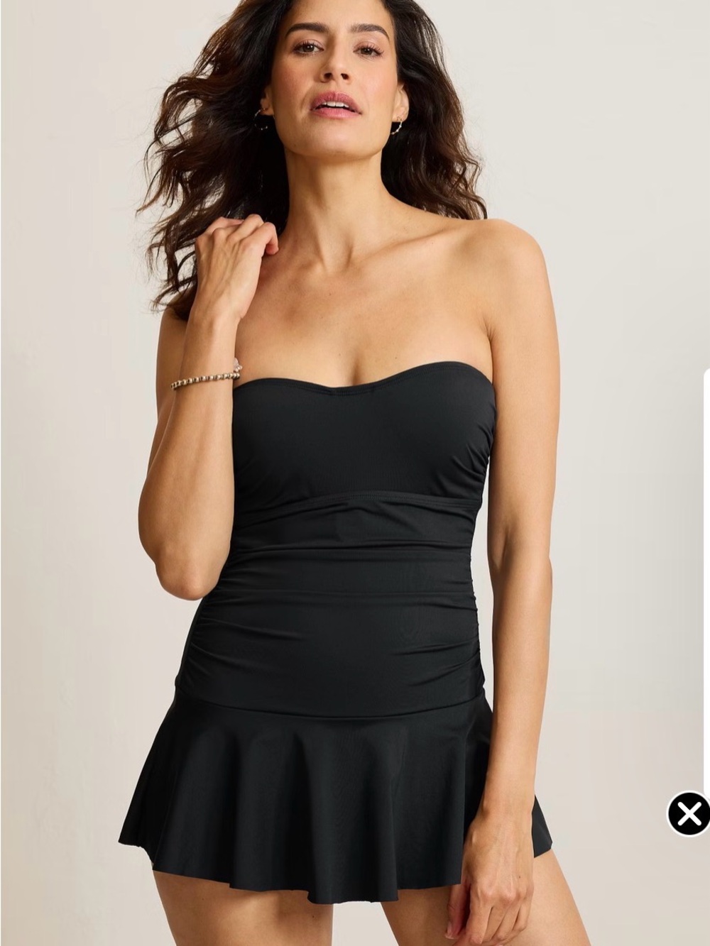$168 Tommy Bahama Pearl Bandeau Swim Dress Sz 10